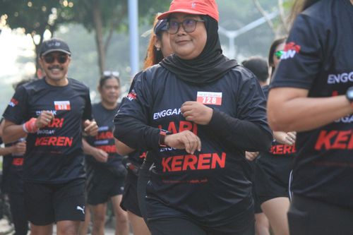 Race photo from Soft Launching Buku "Enggak Lari, Enggak Keren" & IdeaRun