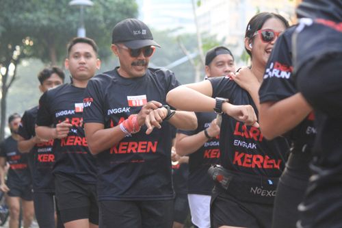 Race photo from Soft Launching Buku "Enggak Lari, Enggak Keren" & IdeaRun