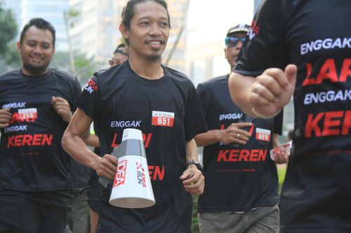Race photo from Soft Launching Buku "Enggak Lari, Enggak Keren" & IdeaRun