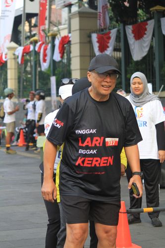 Race photo from Soft Launching Buku "Enggak Lari, Enggak Keren" & IdeaRun