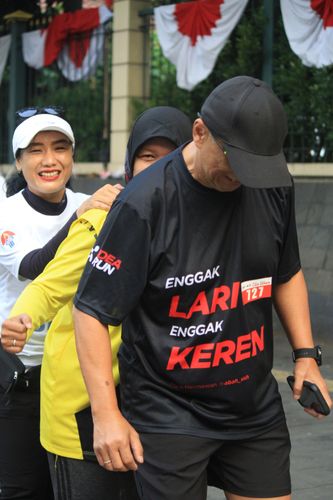 Race photo from Soft Launching Buku "Enggak Lari, Enggak Keren" & IdeaRun