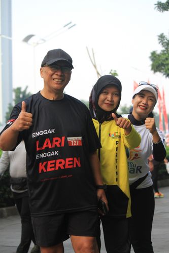 Race photo from Soft Launching Buku "Enggak Lari, Enggak Keren" & IdeaRun