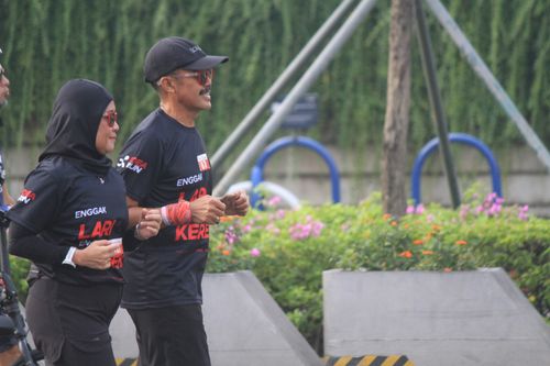 Race photo from Soft Launching Buku "Enggak Lari, Enggak Keren" & IdeaRun