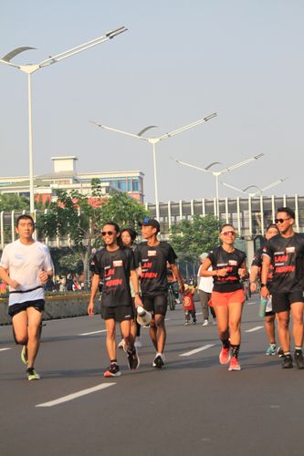 Race photo from Soft Launching Buku "Enggak Lari, Enggak Keren" & IdeaRun