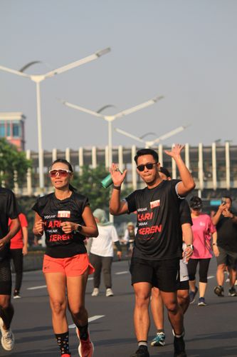 Race photo from Soft Launching Buku "Enggak Lari, Enggak Keren" & IdeaRun