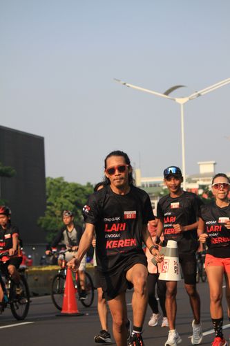 Race photo from Soft Launching Buku "Enggak Lari, Enggak Keren" & IdeaRun