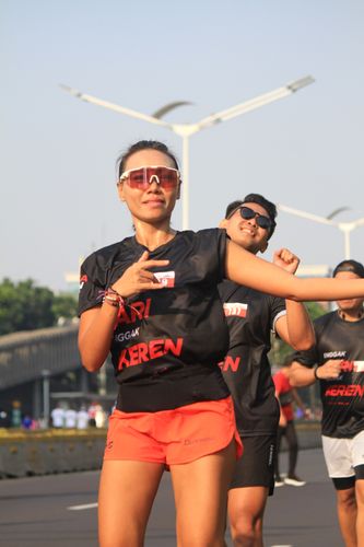 Race photo from Soft Launching Buku "Enggak Lari, Enggak Keren" & IdeaRun