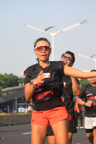 Race photo from Soft Launching Buku "Enggak Lari, Enggak Keren" & IdeaRun