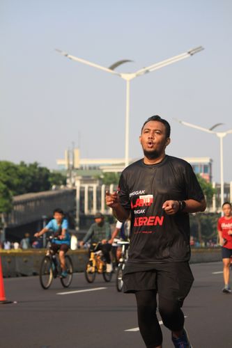 Race photo from Soft Launching Buku "Enggak Lari, Enggak Keren" & IdeaRun