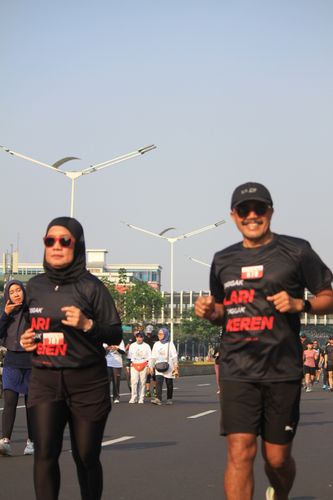 Race photo from Soft Launching Buku "Enggak Lari, Enggak Keren" & IdeaRun