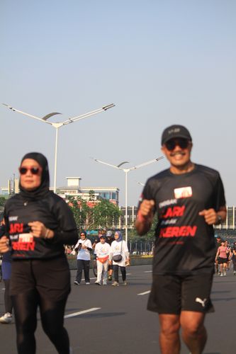 Race photo from Soft Launching Buku "Enggak Lari, Enggak Keren" & IdeaRun