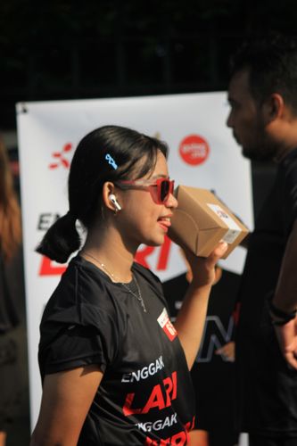 Race photo from Soft Launching Buku "Enggak Lari, Enggak Keren" & IdeaRun