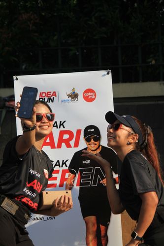 Race photo from Soft Launching Buku "Enggak Lari, Enggak Keren" & IdeaRun