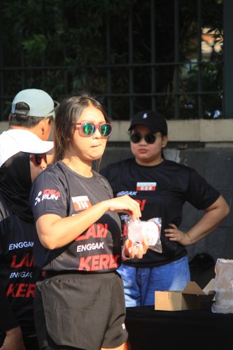 Race photo from Soft Launching Buku "Enggak Lari, Enggak Keren" & IdeaRun