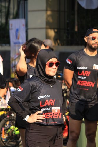 Race photo from Soft Launching Buku "Enggak Lari, Enggak Keren" & IdeaRun