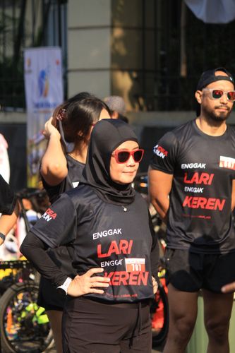 Race photo from Soft Launching Buku "Enggak Lari, Enggak Keren" & IdeaRun