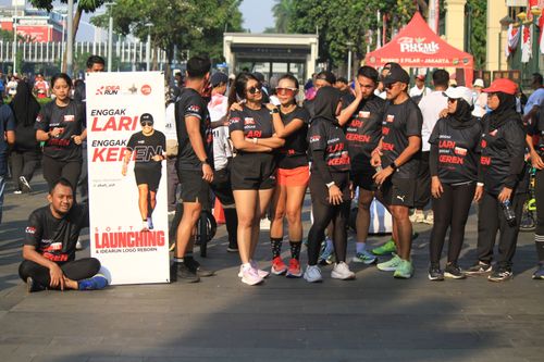 Race photo from Soft Launching Buku "Enggak Lari, Enggak Keren" & IdeaRun