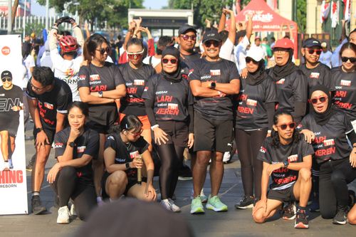 Race photo from Soft Launching Buku "Enggak Lari, Enggak Keren" & IdeaRun