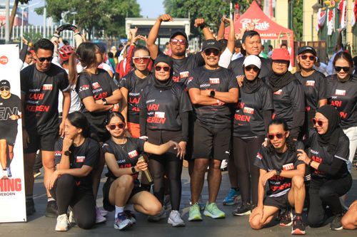 Race photo from Soft Launching Buku "Enggak Lari, Enggak Keren" & IdeaRun