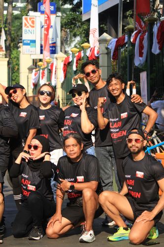 Race photo from Soft Launching Buku "Enggak Lari, Enggak Keren" & IdeaRun