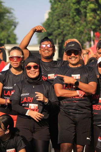 Race photo from Soft Launching Buku "Enggak Lari, Enggak Keren" & IdeaRun