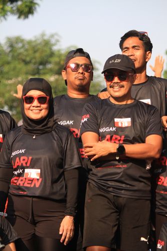 Race photo from Soft Launching Buku "Enggak Lari, Enggak Keren" & IdeaRun