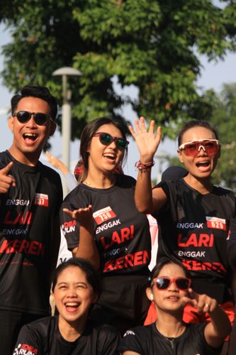 Race photo from Soft Launching Buku "Enggak Lari, Enggak Keren" & IdeaRun