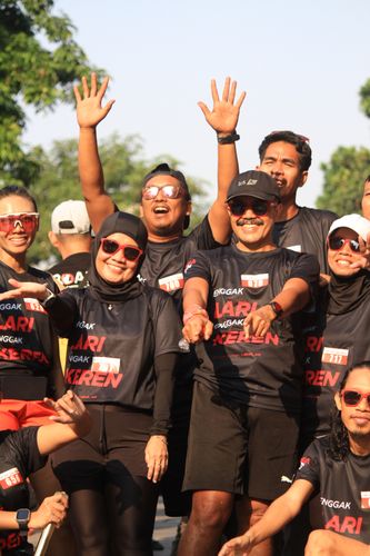Race photo from Soft Launching Buku "Enggak Lari, Enggak Keren" & IdeaRun