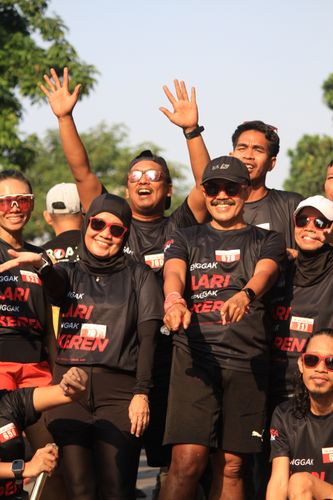 Race photo from Soft Launching Buku "Enggak Lari, Enggak Keren" & IdeaRun