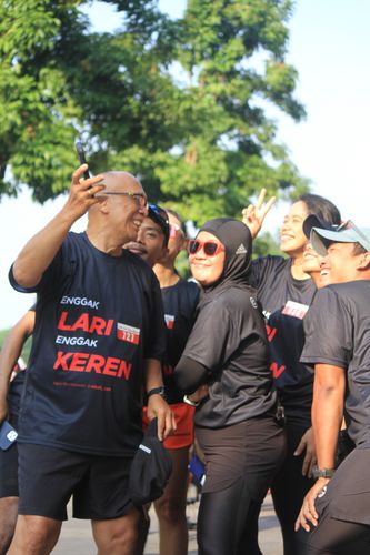 Race photo from Soft Launching Buku "Enggak Lari, Enggak Keren" & IdeaRun