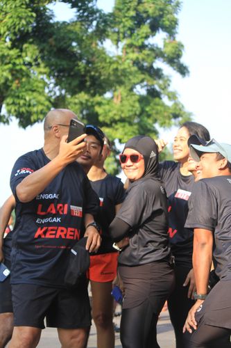 Race photo from Soft Launching Buku "Enggak Lari, Enggak Keren" & IdeaRun