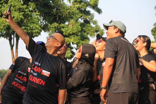 Race photo from Soft Launching Buku "Enggak Lari, Enggak Keren" & IdeaRun