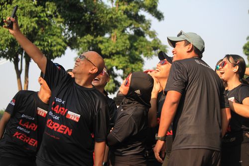 Race photo from Soft Launching Buku "Enggak Lari, Enggak Keren" & IdeaRun