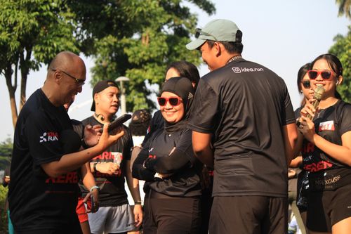Race photo from Soft Launching Buku "Enggak Lari, Enggak Keren" & IdeaRun