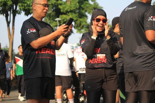 Race photo from Soft Launching Buku "Enggak Lari, Enggak Keren" & IdeaRun