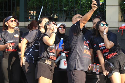 Race photo from Soft Launching Buku "Enggak Lari, Enggak Keren" & IdeaRun