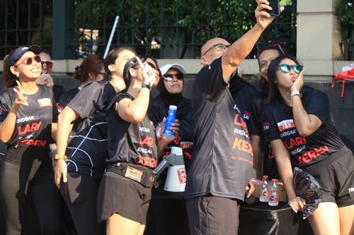 Race photo from Soft Launching Buku "Enggak Lari, Enggak Keren" & IdeaRun