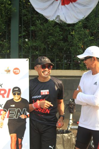 Race photo from Soft Launching Buku "Enggak Lari, Enggak Keren" & IdeaRun