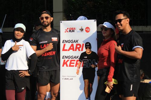 Race photo from Soft Launching Buku "Enggak Lari, Enggak Keren" & IdeaRun