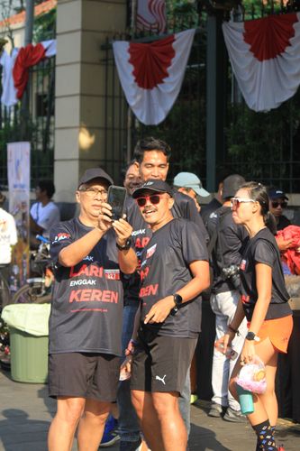 Race photo from Soft Launching Buku "Enggak Lari, Enggak Keren" & IdeaRun