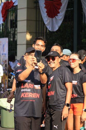 Race photo from Soft Launching Buku "Enggak Lari, Enggak Keren" & IdeaRun