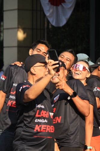 Race photo from Soft Launching Buku "Enggak Lari, Enggak Keren" & IdeaRun