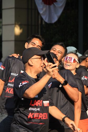 Race photo from Soft Launching Buku "Enggak Lari, Enggak Keren" & IdeaRun