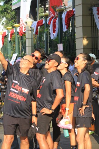 Race photo from Soft Launching Buku "Enggak Lari, Enggak Keren" & IdeaRun