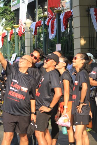 Race photo from Soft Launching Buku "Enggak Lari, Enggak Keren" & IdeaRun