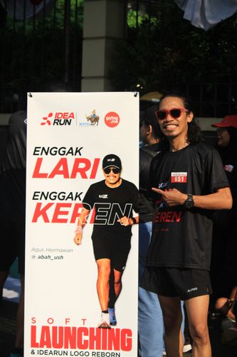 Race photo from Soft Launching Buku "Enggak Lari, Enggak Keren" & IdeaRun