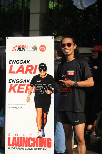 Race photo from Soft Launching Buku "Enggak Lari, Enggak Keren" & IdeaRun