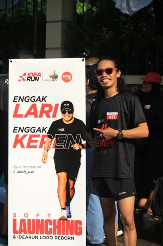 Race photo from Soft Launching Buku "Enggak Lari, Enggak Keren" & IdeaRun