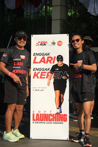 Race photo from Soft Launching Buku "Enggak Lari, Enggak Keren" & IdeaRun