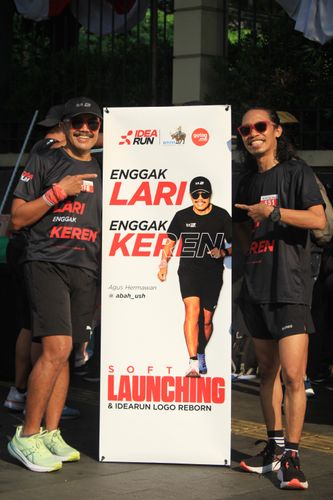 Race photo from Soft Launching Buku "Enggak Lari, Enggak Keren" & IdeaRun